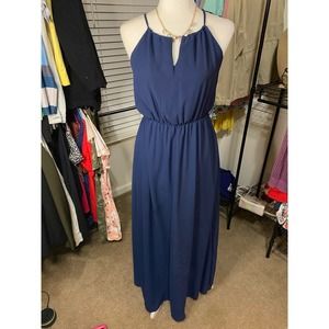 IJOAH size small women navy maxi dress 0733
